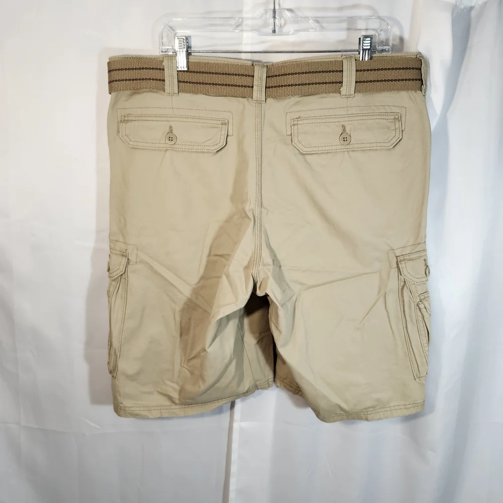 Lee Men's Beige Cargo Shorts